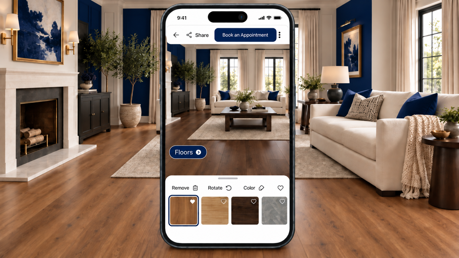 flooring visualization in Indiana